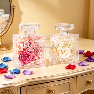 Regalo Floreale Raffinato in Acrilico per la <span class=keywords><strong>Festa</strong></span> dei Nonni, Battesimo, Inaugurazione Casa, Carnevale, Festival e Feste - Product Image 5