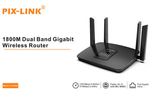 Pix-liên kết bán hàng nóng Long Range Wifi Router ax1800 băng tần kép 2.4G 5GHz Gigabit Wifi Router - Product Image 3