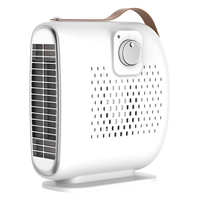 Vente en gros, 500W, chauffage en céramique, souffleur d'air à faible bruit, chauffage Portable, ventilateur, chauffage électrique PTC, pour la maison et le bureau
