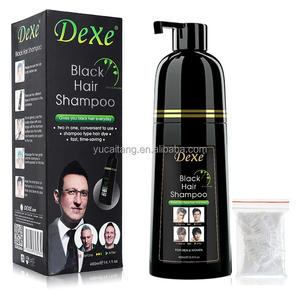 <span class=keywords><strong>DEXE</strong></span> Shampooing Colorant Brun Noir en Bouteille Pompe, Crème Colorante 2, 3, 5 en 1, Personnalisez Votre Marque Privée OEM - Product Image 1