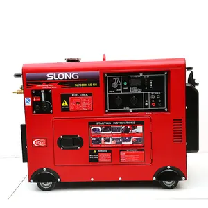 Slong SL6500SE générateur à essence à démarrage électrique 5kw 6kw 7kw 8kw 10kw générateur silencieux