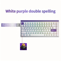 Clavier mécanique de jeu AULA HERO84HE filaire USB RGB 8000Hz, nouveau clavier en plastique, RT0.01mm 8Khz 128Khz