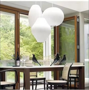Lámpara de seda de araña colgante LED Wabi-Sabi moderna, lámpara de iluminación de diseñador para interiores, cocina residencial, comedor, accesorios de iluminación colgantes - Product Image 6