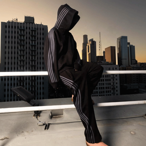 Pull à capuche personnalisé pour hommes 100% coton French Terry Jogging Survêtements unisexes Costumes évasés Jogge Ensembles pantalons de survêtement et sweat à capuche - Product Image 3