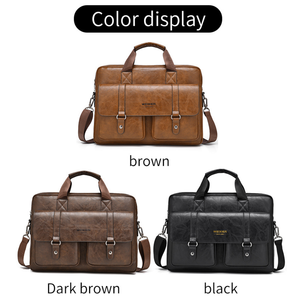 <span class=keywords><strong>Weixier</strong></span> Nam PU Retro Vali-Túi đeo vai nhiều túi, cầm tay & Đeo chéo - Product Image 5