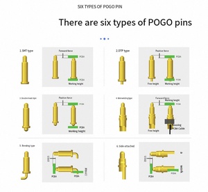 Nhà Máy Bán buôn đôi-row 4 pin nữ nối Suối Nước mục tiêu Vòng POGO pin nối - Product Image 5