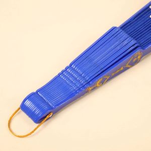 Éventail pliant artisanal en plastique doré, style chinois, pour la danse, les mariages et les fêtes, à tenir à la main - Product Image 6
