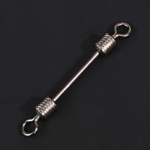 Aohu Double-Headed Sliding Swivel Metal Fishing Lead <b>Ring</b> <b>Large</b> Size Reservoir Pond Accessory Eye And Eye Attachment - Product Image 1