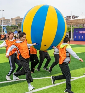 Pelota de <span class=keywords><strong>playa</strong></span> gigante inflable personalizada para deportes al aire libre, pelota inflable <span class=keywords><strong>grande</strong></span> de lona de PVC - Product Image 4