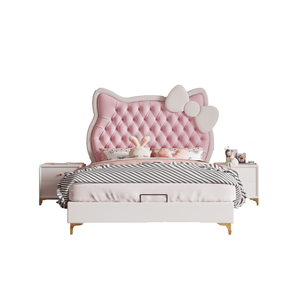 <span class=keywords><strong>Letto</strong></span> Matrimoniale di Lusso Queen/King Size con Struttura Imbottita, <span class=keywords><strong>Letto</strong></span> <span class=keywords><strong>Singolo</strong></span> Kitty, <span class=keywords><strong>Letto</strong></span> Hello Kids per Ragazze - Product Image 2
