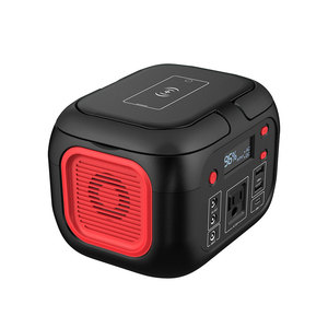 Station d'alimentation portable 200W, solaire, batterie lithium-ion 155Wh, générateur, lampe de poche, charge sans fil pour le camping et les activités de plein air - Product Image 1