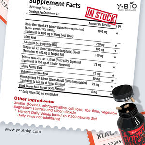 Suplemento de Extracto de Hierba de Cabra en Cápsulas, Grado Alimenticio, 60 Cápsulas/Botella, para Mejorar la Energía Masculina en Adultos, Envío Inmediato, OEM/ODM - Product Image 5