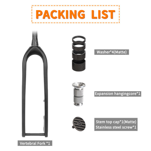 Fourche de vélo <span class=keywords><strong>VTT</strong></span> en fibre de carbone TOSEEK personnalisable de haute qualité 27.5/29 pouces, <span class=keywords><strong>axe</strong></span> <span class=keywords><strong>traversant</strong></span> intégré 15x110mm Boost, ultra-légère - Product Image 6