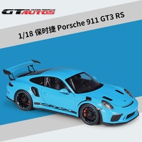 Welly GTA1:18 P Orsche GT3 RS Super Car Metal Coleccionable Simulación Die Cast Car Alloy Car Model