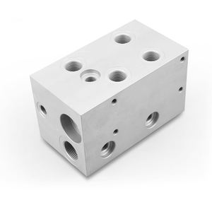 Bloc hydraulique d'équipement mobile 450 bar en aluminium couche dure collecteur hydraulique anodisé CNC bloc collecteur hydraulique de fraisage - Product Image 3