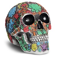 Crâne en résine sculpté 1:1, modèle de crâne humain SKB84, cadeau d'Halloween, ornement de bar