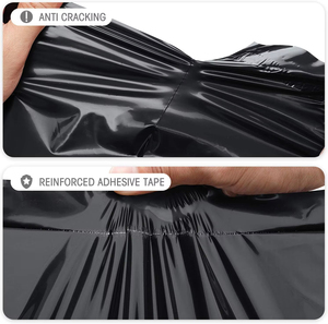 Sacs d'expédition noirs personnalisés pour sous-vêtements, pochettes en plastique personnalisées pour coursier, sacs polyvalents de marque - Product Image 5