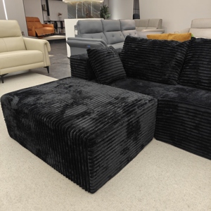 Ensemble de lit sectionnel convertible moderne en forme de L, compressé sous vide, rembourré en éponge, emballé en boîte, vente en gros - Product Image 4