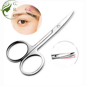Petits <span class=keywords><strong>ciseaux</strong></span> <span class=keywords><strong>à</strong></span> <span class=keywords><strong>sourcils</strong></span> professionnels en acier inoxydable avec logo personnalisé, outil de soin de beauté, <span class=keywords><strong>ciseaux</strong></span> de manucure - Product Image 1