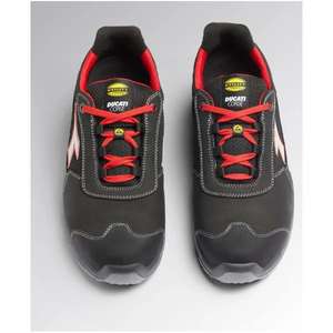 DIADORA UTILITY-701,181228-C1462/37 Zapato DE SEGURIDAD escotado SHARK ENGINE LOW S1PS FO SR ESD Negro/Rojo - Product Image 2