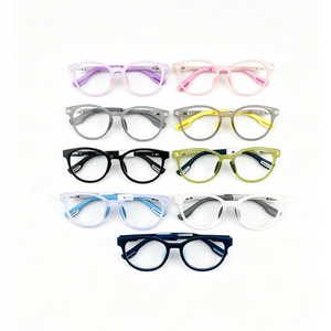 JH-TR205 Montura de Gafas para Niños TR90, Gafas Ópticas Flexibles, Ligeras e Irrompibles para Niños y Niñas, Gafas Panto - Product Image 1
