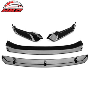 Compatible con VW Tiguan S SE Base 2022-2024, Labio de Parachoques Delantero Estilo IKON, Negro Brillante - Product Image 4