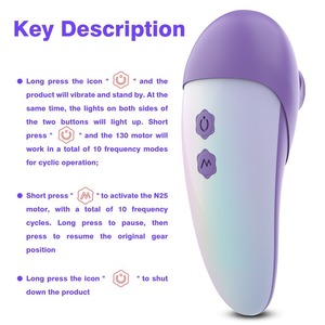 Dual-mode Suction <b>Vibrator</b> G-Spot Masturbator for Women Instant Orgasm Intimate Toy Breast Vagina 20-Frequency Waterproof IPX7 - Product Image 6