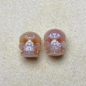 Calavera 7-9mm Perlas talladas Color natural Perlas sueltas de agua dulce para la fabricación de joyas DlYJewelry - Product Image 4