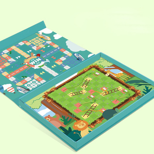Nouveau jeu <span class=keywords><strong>d</strong></span>'échecs éducatif quatre-en-un en gros, plateau créatif multi-jeux, jouet populaire <span class=keywords><strong>d</strong></span>'éveil pour enfants - Product Image 4
