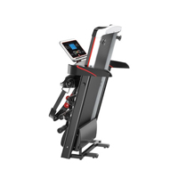Tapis roulant électrique pliable et portable, écran LED cardio, moteur 0,65 CV, capacité 100 kg, vitesse 1-12,8 km/h, suivi des calories