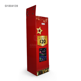 超市圣诞促销环保定制纸板纸地板展示架 - Product Image 4