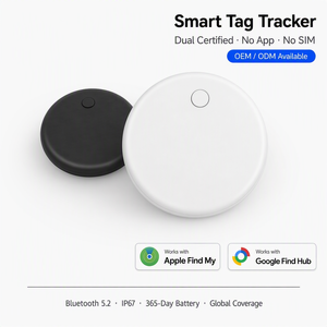 Localizador Inteligente Compatible con Apple Find <span class=keywords><strong>My</strong></span> y Google Find Hub, Certificado Bluetooth IP67, Batería de 365 Días, Sin Aplicación, Sin <span class=keywords><strong>SIM</strong></span>, Sin Suscripción - Product Image 1