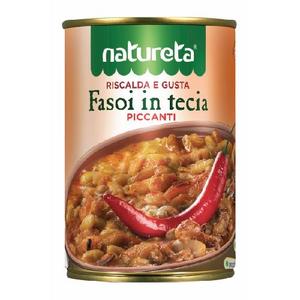 Natureta Fasoi en salsa picante freída en sartén ETA KAMNIK D.O.O. Sopas Instantáneas Sólidas de 415g x 12 Unidades, Calienta y Disfruta - Product Image 1