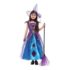 Déguisement de fête d'anniversaire de carnaval, déguisement de princesse <span class=keywords><strong>Elsa</strong></span> givrée, <span class=keywords><strong>robe</strong></span> de princesse violette pour filles - Product Image 4