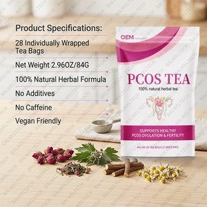 Wholesale OEM Factory Supply 100% Herbal Fallopian Cleanse <b>Tea</b> Support <b>Fertility</b> and Uterine Health Womb <b>Tea</b> - Product Image 3