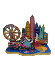 Aimant de réfrigérateur personnalisé Barcelone Sagrada Familia, souvenir en métal plaqué personnalisable, cadeau touristique sur mesure - Product Image 5