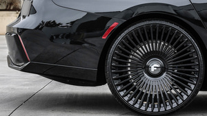 SY-02085 Hochwertige 18-24 Zoll Hyper-Schwarz Mehrspeichen Maßgefertigte Geschmiedete Felgen für Mercedes-Benz BMW Audi SUV 5X112 Alufelgen - Product Image 2