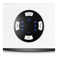Ventilateur de bureau intelligent rétro populaire et confortable, 10000 mAh, à vitesse variable, avec protection contre la surchauffe, pour jardin et balcon