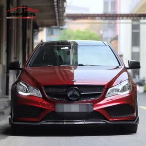 Pièces automobiles Lèvre de pare-chocs avant en fibre de carbone Lèvre arrière Jupes latérales pour Mercedes Benz Classe E W207 C207 Coupé E200 E260 <span class=keywords><strong>E300</strong></span> Kit de carrosserie - Product Image 2