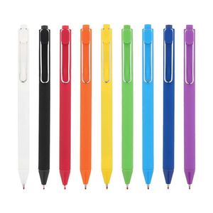 Cadeau promotionnel pour l'école, stylo gel durable de 0,5 mm de large avec logo, autocollant acrylique personnalisé, matériau plastique pour l'écriture - Product Image 1
