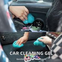Gel Nettoyant Réutilisable pour Voiture, Nettoyant Anti-Poussière pour Fissures, Parfum Floral, pour Mastic Anti-Boue, Outil de Nettoyage Intérieur, Grilles d'Aération, Clavier