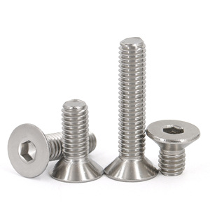 Tornillo de máquina con <span class=keywords><strong>cabeza</strong></span> plana <span class=keywords><strong>avellanada</strong></span> DIN7991/ISO 10642/GB 70.3 con accionamiento hexagonal interno, tornillo de vaso <span class=keywords><strong>Allen</strong></span>, perno de vaso plano - Product Image 6