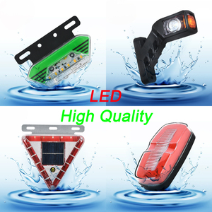 12V 24V Double Face Ronde 2 Côté LED Clignotants Feux de position latéraux Indicateur de dégagement pour Bateau Camions Remorque Van - Product Image 3