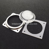 Projecteur LED rond 100W pour aquarium, lentille en verre, réflecteur