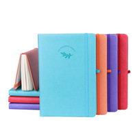 2023 conception de Logo personnalisé pages d'impression Agenda voyage hebdomadaire planificateur quotidien A5 en cuir PU couverture rigide Journal carnet de notes