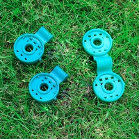 Clip de fixation pour filet de protection solaire en plastique pour serre de jardin, film instantané à œillets, bâche, volaille