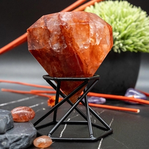 Esfera de Cristal de Cuarzo de Fuego Natural Tallada en Diamante para Equilibrio Energético y Fines Decorativos, Venta al Por Mayor - Product Image 6