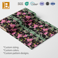 Échantillon Gratuit BILU Tissu Imprimé en Coton Italien 100% à Motifs Floraux Patchwork Rose AB027