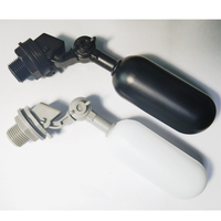 Katup Bola Apung Plastik Keyu 3/8" NPT & 1/2" BSP untuk Air OEM Laju Alir 5 L/mnt Suhu Operasi 32-150F.