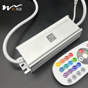 Vỏ kim loại cao áp 110V 220V ánh sáng không thấm nước RGB ánh sáng Dải điều khiển Điều khiển từ xa + điều khiển - Product Image 2